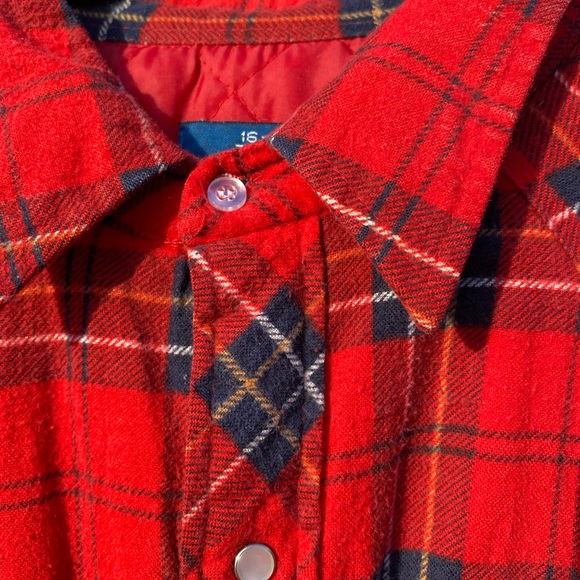 Wrangler button down, plaid, lined jacket - Picture 12 of 16